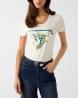 W6RI35J1314 SS CN CAMELIA TRIANGLE TEE Bianco