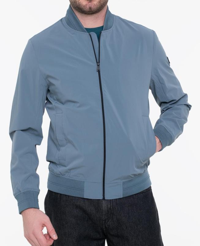 M6RL09WJ362 STRETCH PACKABLE  BOMBER JACKET Blu