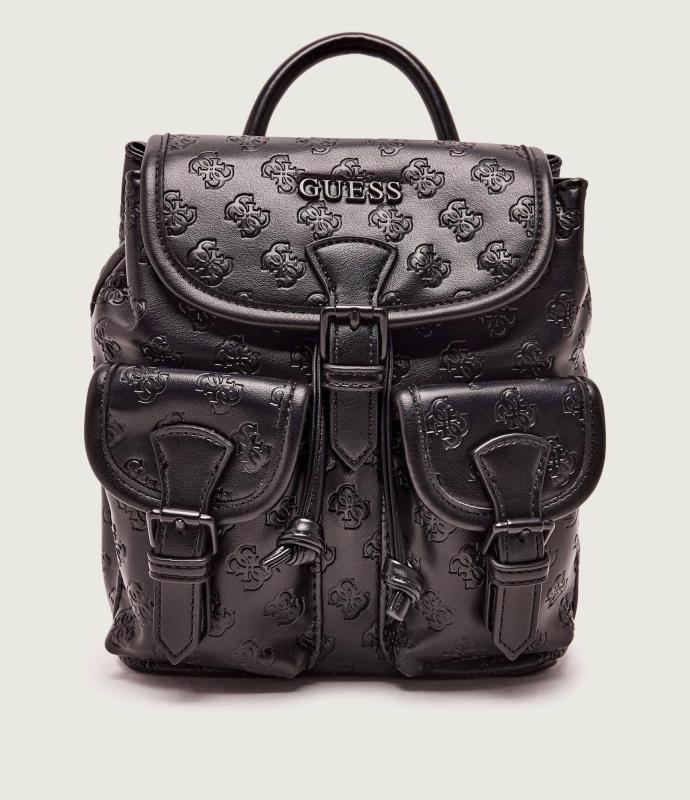 LITZY 4G DEBOSSED BACK PACK  Nero 