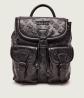 LITZY 4G DEBOSSED BACK PACK  Nero 