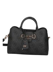JANIE LOGO SATCHEL Nero 