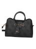 JANIE LOGO SATCHEL Nero 
