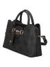 JANIE LOGO SATCHEL Nero 
