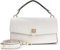 PATSIE TOP HANDLE FLAP  Bianco