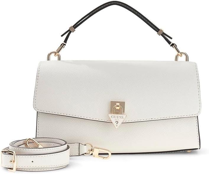 PATSIE TOP HANDLE FLAP  Bianco