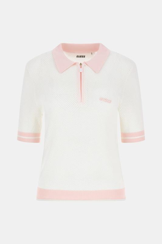 V6GR04Z0725 GABRY SS CROPPED Bianco Rosa