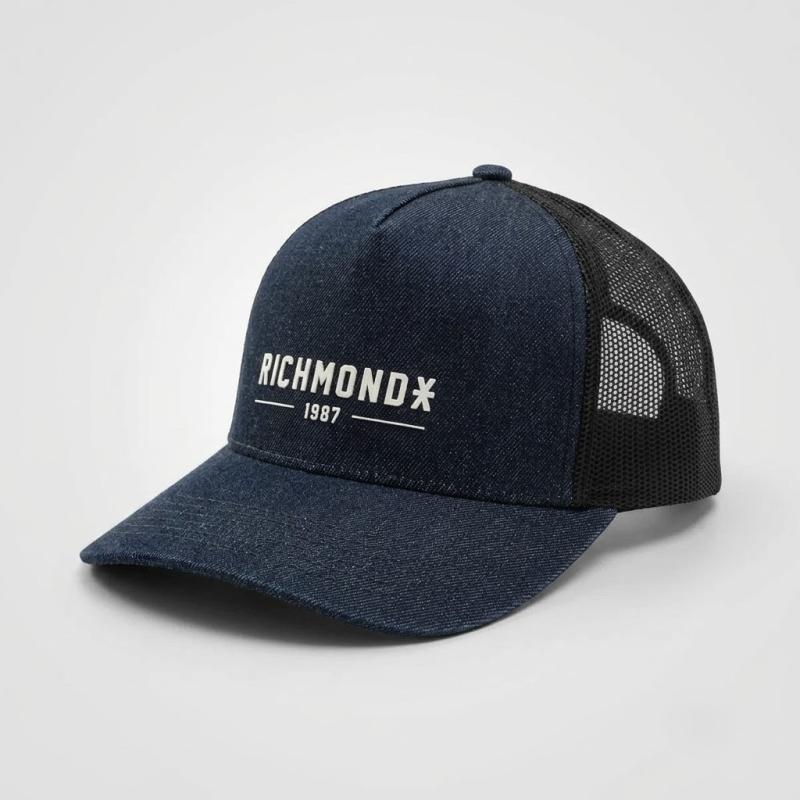 UMP26255BT BASEBALL CAP DENIM SIGLEM Blu scuro