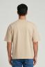 IUT033 T-SHIRT LOGO RICAMO Beige
