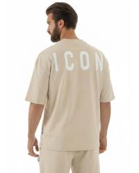 IUT008 T-SHIRT MEZZOCOLLO Beige