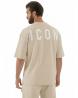IUT008 T-SHIRT MEZZOCOLLO Beige