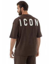 IUT008 T-SHIRT MEZZOCOLLO Marrone