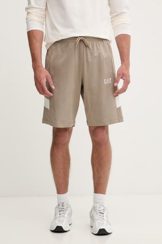 7M001279AF12681 SHORTS TRAIN CORE Beige