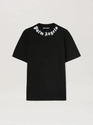 NECK LOGO REGULAR TEE Nero