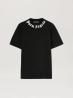 NECK LOGO REGULAR TEE Nero