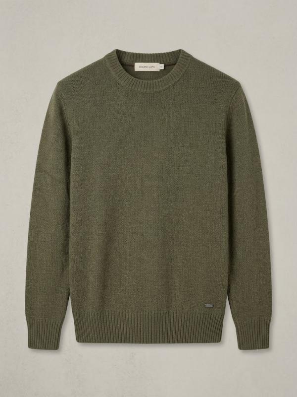 GL535S-F26 GIROCOLLO EFF.CINIGLIA VERDE MILITARE