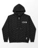 IUF065 CAPPUCCIO ZIP MINI LOGGED Nero 