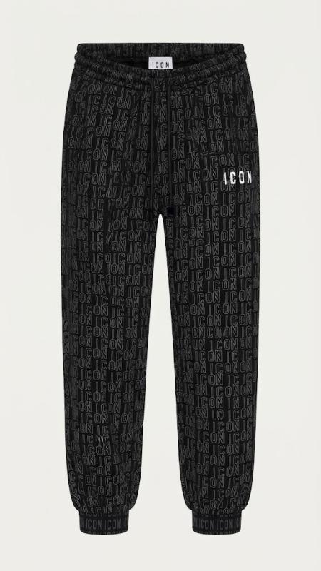 IUP030 JOGGER MINI LOGGED Nero 