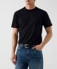 M6YI42K4228 JACQUARD ALLOVER TEE Nero 