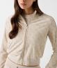 V6YQ01K4781 4G ALLOVER JACQUARD NECK Beige