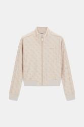 V6YQ01K4781 4G ALLOVER JACQUARD NECK Beige