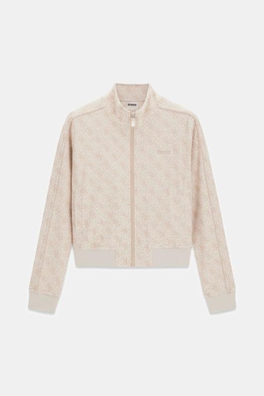 V6YQ01K4781 4G ALLOVER JACQUARD NECK Beige