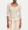 V4BP07K8RT2 COLETTE LS RIB TOP Beige