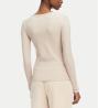 V4BP07K8RT2 COLETTE LS RIB TOP Beige