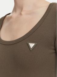 V4BP07K8RT2 COLETTE LS RIB TOP Marrone