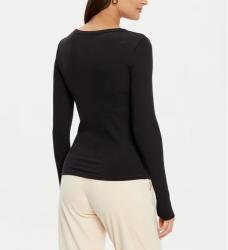 V4BP07K8RT2 COLETTE LS RIB TOP Nero