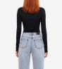 V6YP05K4260 CHARA LONG SLEEVE KNIT TOP Nero 