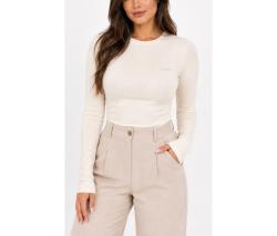 V6YP05K4260 CHARA LONG SLEEVE KNIT TOP Bianco