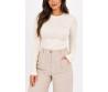 V6YP05K4260 CHARA LONG SLEEVE KNIT TOP Bianco