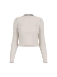 V6YP05K4260 CHARA LONG SLEEVE KNIT TOP Bianco
