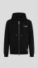IUPREF005 ZIP LOGO RICAMO Nero