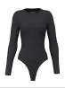 W4BP41J1314 GJ LS BODYSUIT Nero