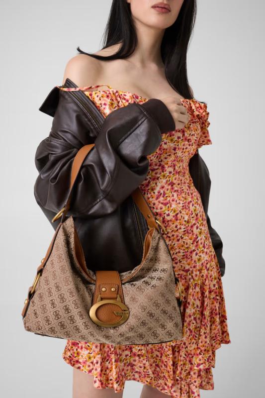 JJ930818 CADMEN SHOULDER BAG  Marrone Beige