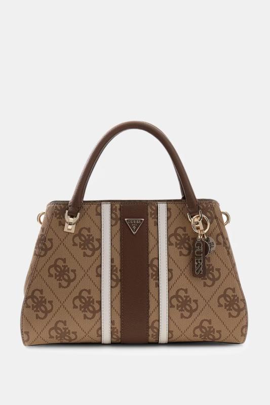 SS967207 NOELLE II LUXURY SATCHEL  Marrone Beige