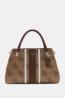 SS967207 NOELLE II LUXURY SATCHEL  Marrone Beige
