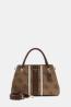 SS967207 NOELLE II LUXURY SATCHEL  Marrone Beige