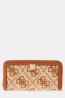 JG9755146 AUDREY LOGO ZIP AROUND Marrone 