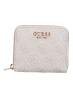 SG7459137 LAUREL II SMALL ZIP AROUND LOGO Bianco