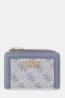 SG9749156 LINDSEY SLG ZIP ARND CARD CASE  Azzurro