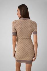 W6YK32Z0963 SS LISE 4G LOGO POLO STWR DRESS Beige
