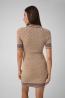 W6YK32Z0963 SS LISE 4G LOGO POLO STWR DRESS Beige
