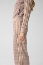 V6YB27K5181 4G ALLOVER JACQUARD LONG PANTS Beige