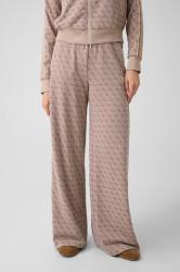V6YB27K5181 4G ALLOVER JACQUARD LONG PANTS Beige