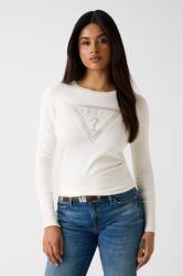 W6YR28Z0976  KATIE TRIANGLE LOGO SWTR  Bianco