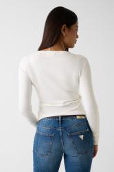 W6YR28Z0976  KATIE TRIANGLE LOGO SWTR  Bianco