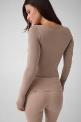 W6YP21K4356  LS SQUARE NK LARISSA BODY Beige