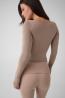 W6YP21K4356  LS SQUARE NK LARISSA BODY Beige
